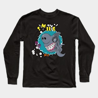 Smile Shark Long Sleeve T-Shirt